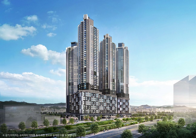 현대건설, '힐스테이트 천안역 스카이움' 분양 중