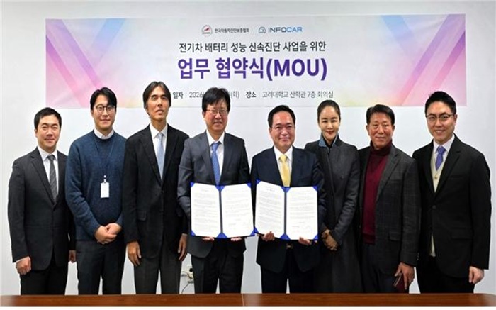 한국자동차진단보증협회, 인포카와 전기차 배터리 신속진단 협력 - 뉴스 썸네일 이미지