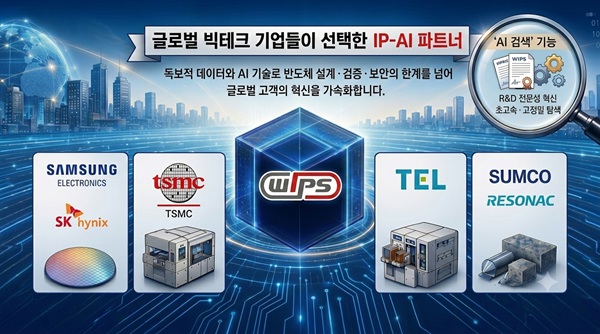 윕스, 삼전닉스·TSMC 등 글로벌 반도체 기업에 특허 데이터 공급 - 뉴스 썸네일 이미지