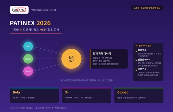 윕스, PATINEX 2026 출격...'윕스 MCP' 최초 공개 - 뉴스 썸네일 이미지